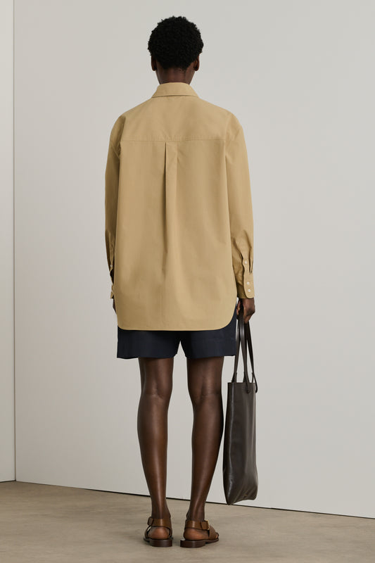 Chemise Carlotta - Beige Foncé - Coton - Femme