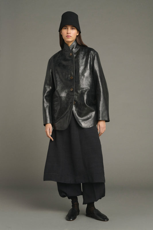 Jacke Luciano - Schwarz - Leder - Damen