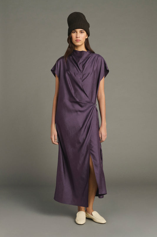 Kleid Foggia - Violett - Seide - Damen