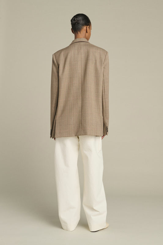 Jacke Hermosa - Braun/Beige - Wolle - Damen