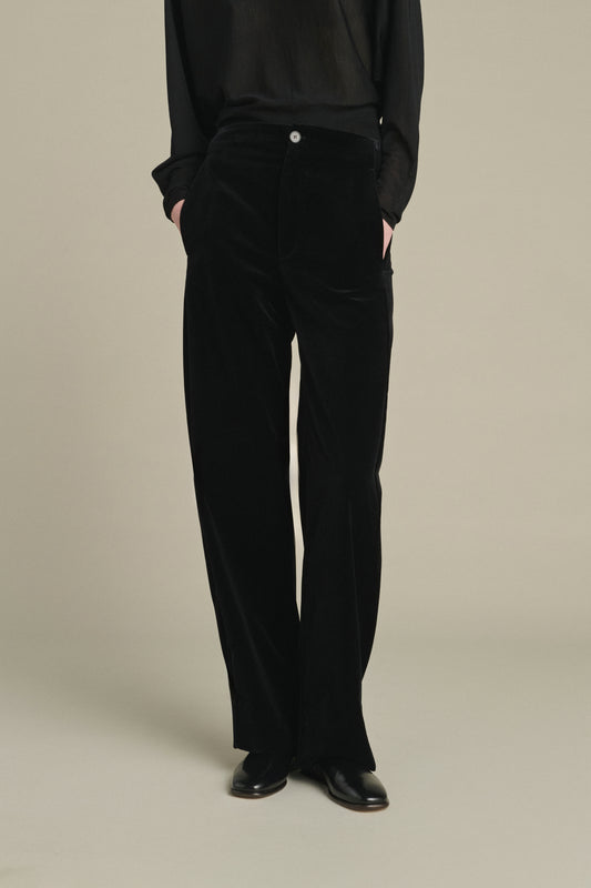 Hose Celestin - Schwarz - Baumwolle - Damen