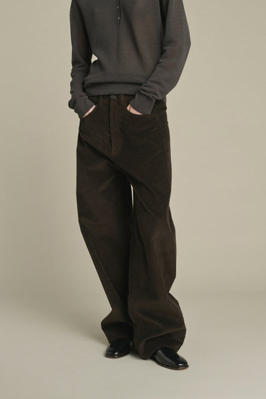 Hose Gunther – Dunkelbraun – Baumwolle – Damen