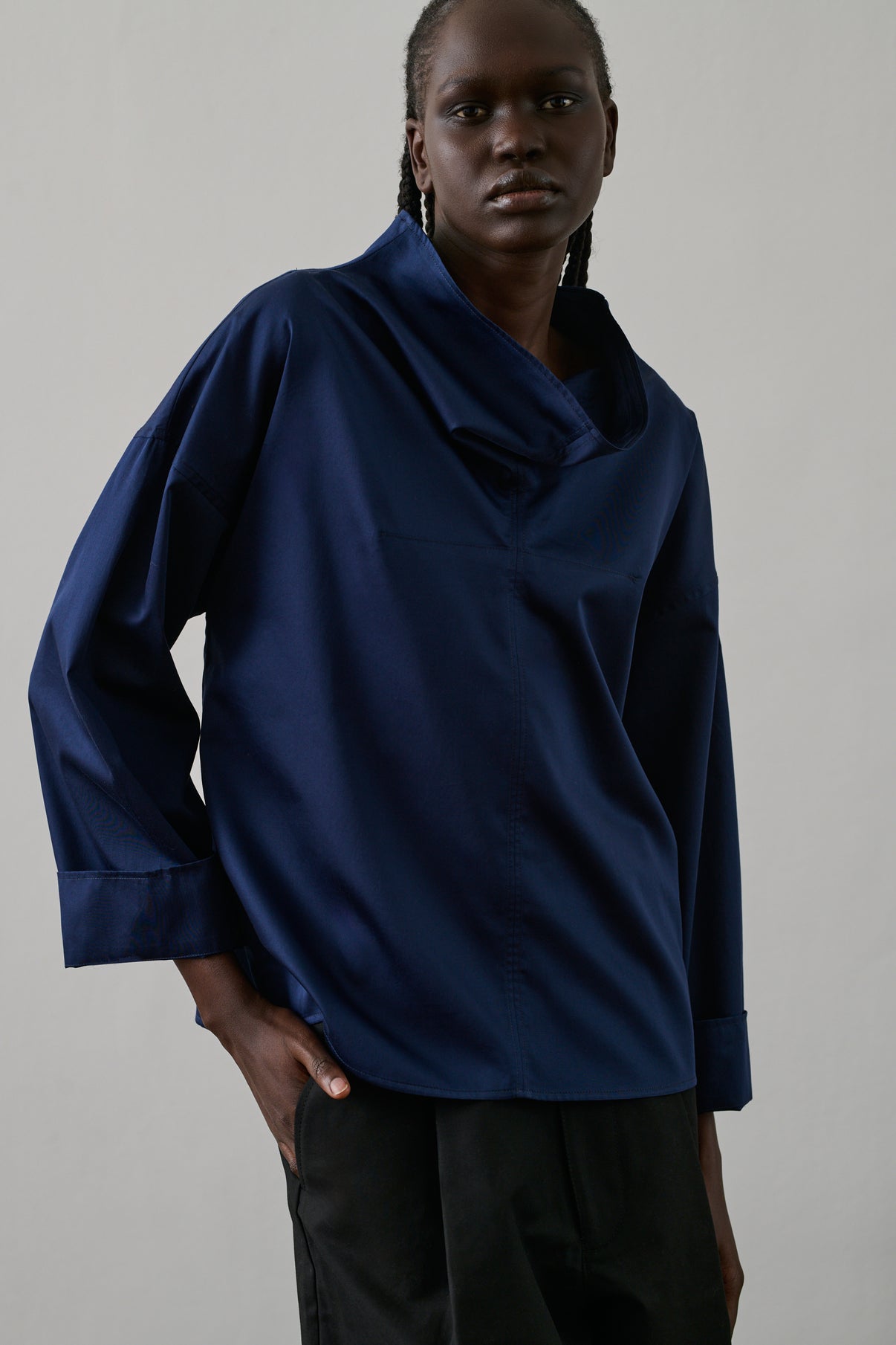 Blouse Fidji - Bleu De Chine - Coton - Femme vue 1