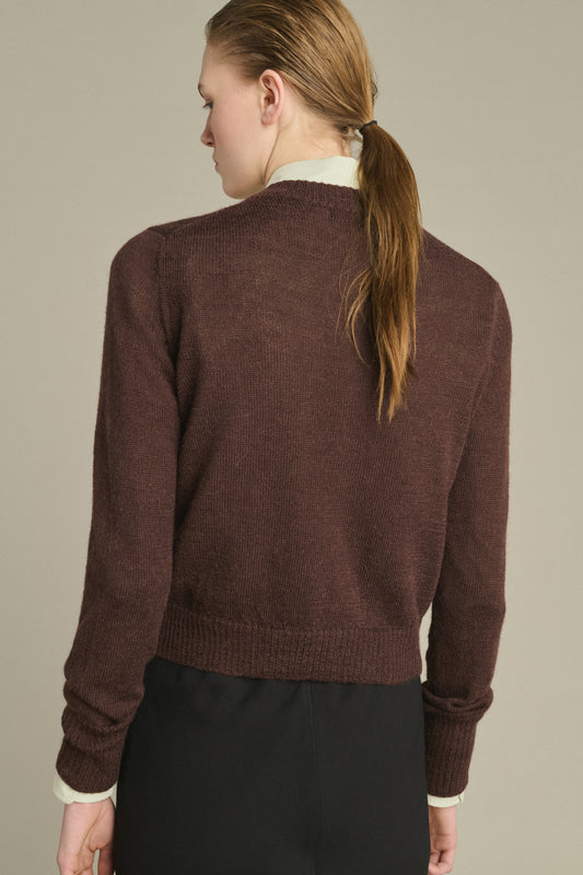 Griffith Cardigan - Brown - Wool - Women
