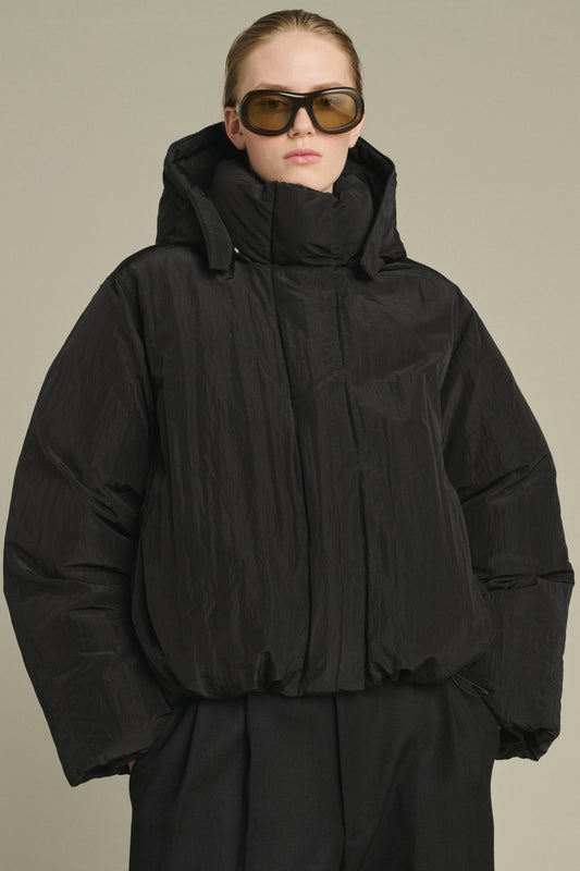 Daunenjacke Java - Schwarz Wendbar Kurz Damen - Soeur