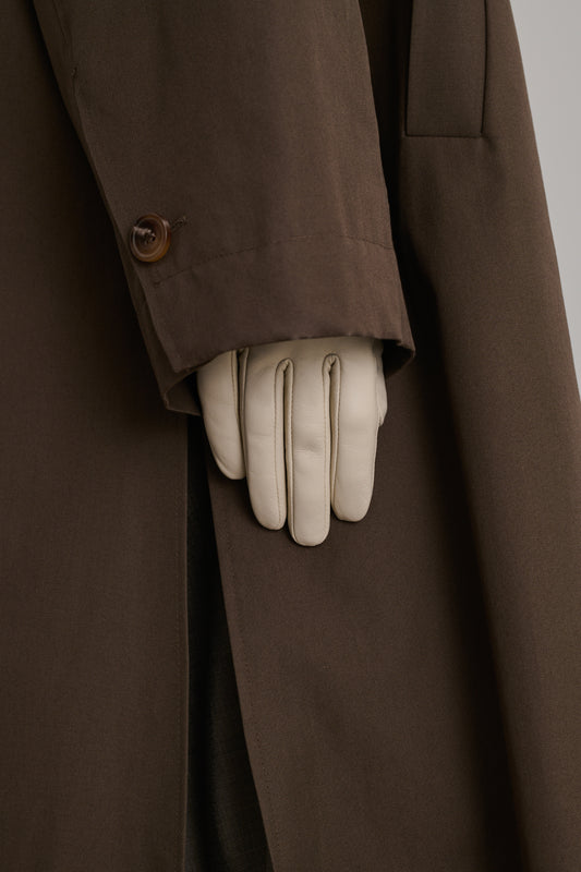 Handschuhe Bellem - Elfenbein - Leder - Damen