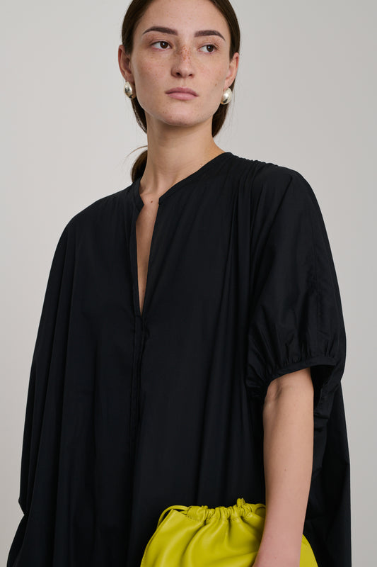 Kleid Alger - Schwarz - Baumwolle - Damen