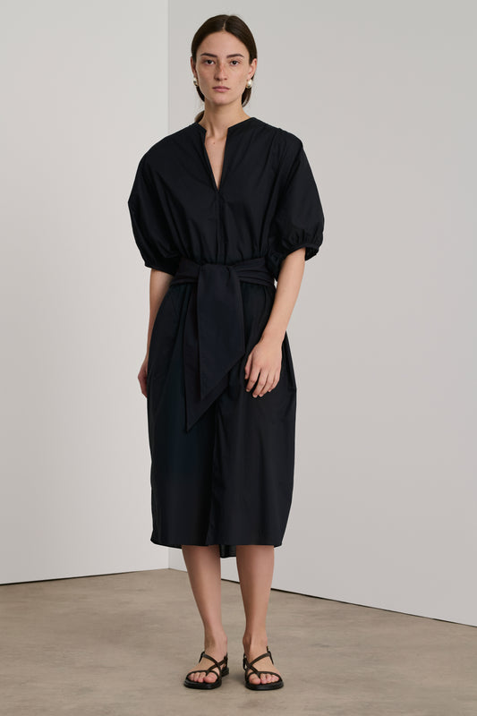 Kleid Alger - Schwarz - Baumwolle - Damen