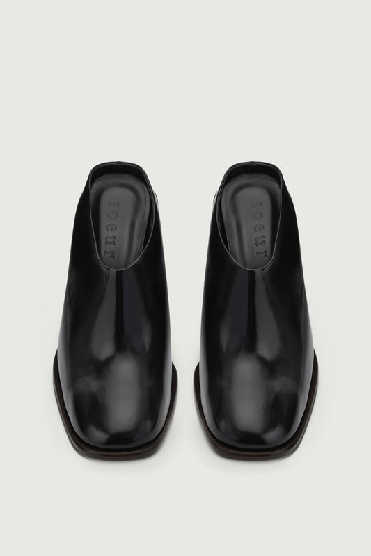 Mules Elba - Schwarz - Leder - Damen