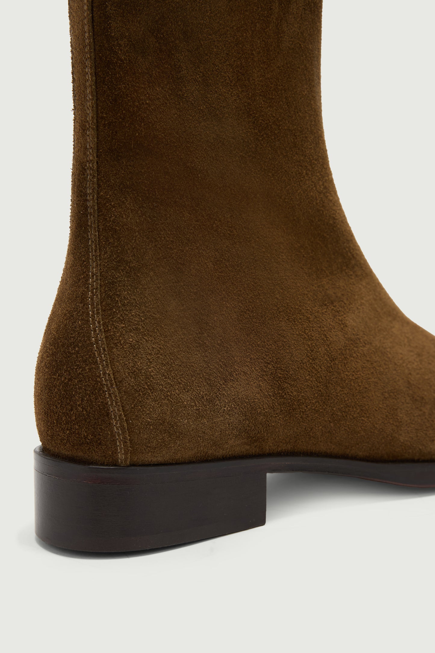 Stiefeletten West – Braun/Grün – Leder – Damen