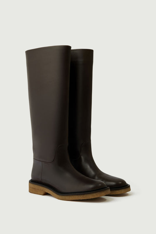 Stiefel Babylon - Ébène - Leder - Damen