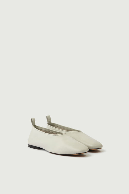 Ballerinas Bala - Hellgrau - Leder - Damen