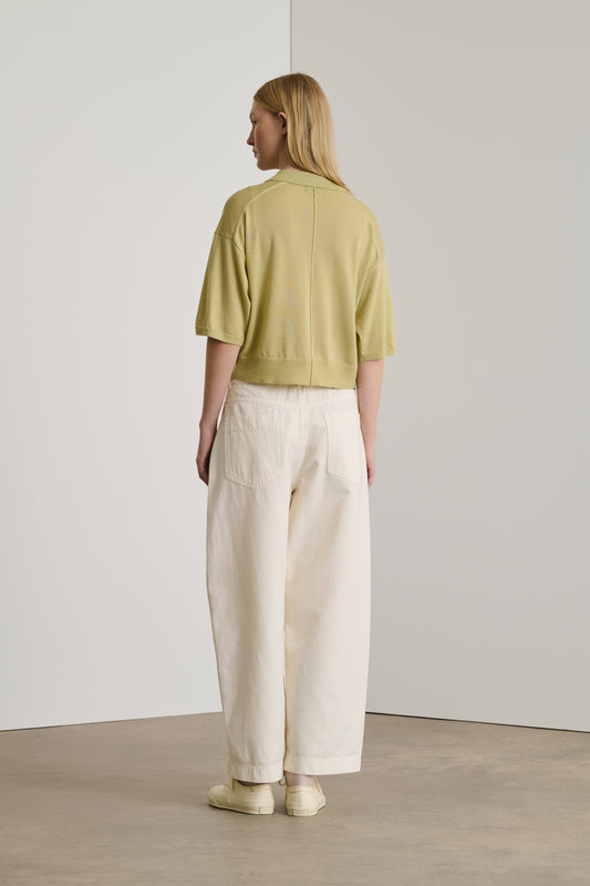 Polo Elton - Salbei - Wolle - Damen