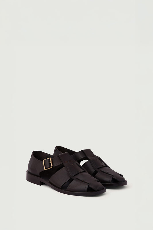 Sandalen Velika - Braun - Leder - Damen