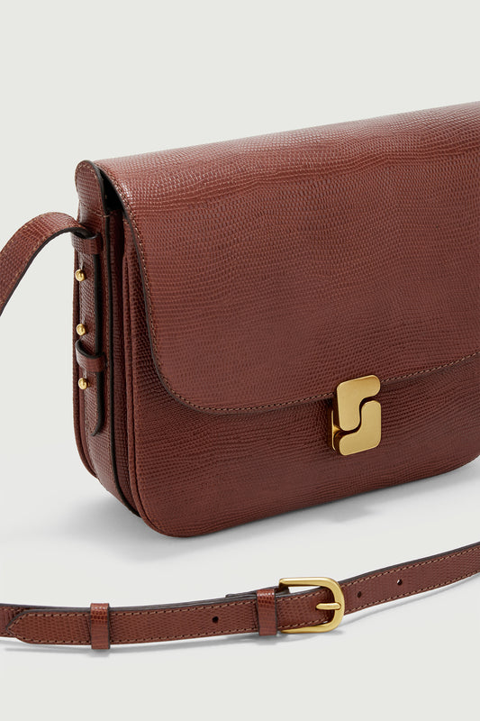 Bellissima Maxi bag - Cognac - Leather - Women