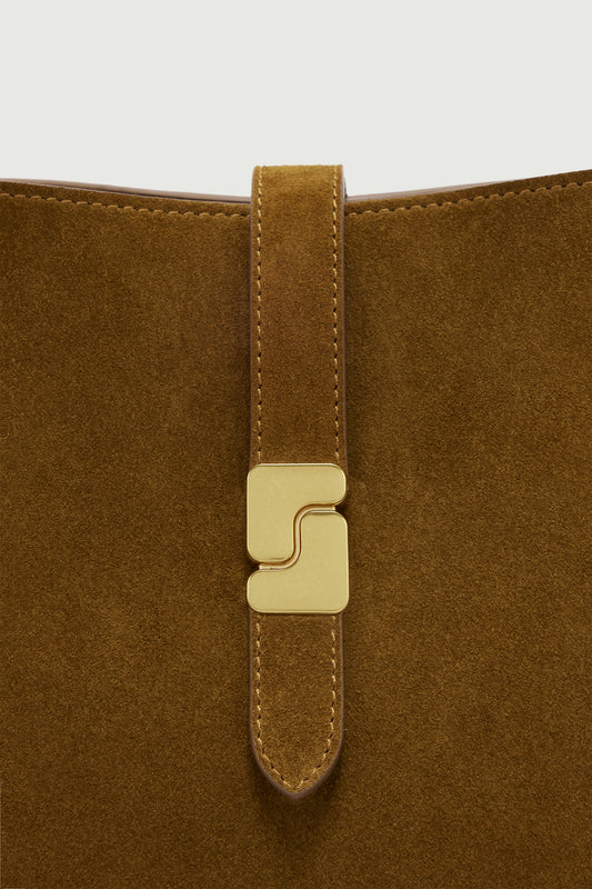 Tasche Bello Mini - Karamell - Leder - Damen