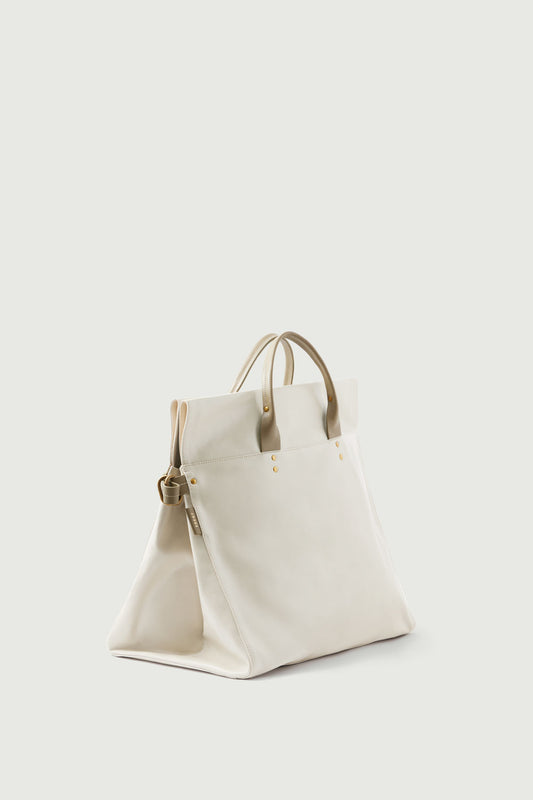 Shopper Britain - Grau/Salbei - Leder - Damen