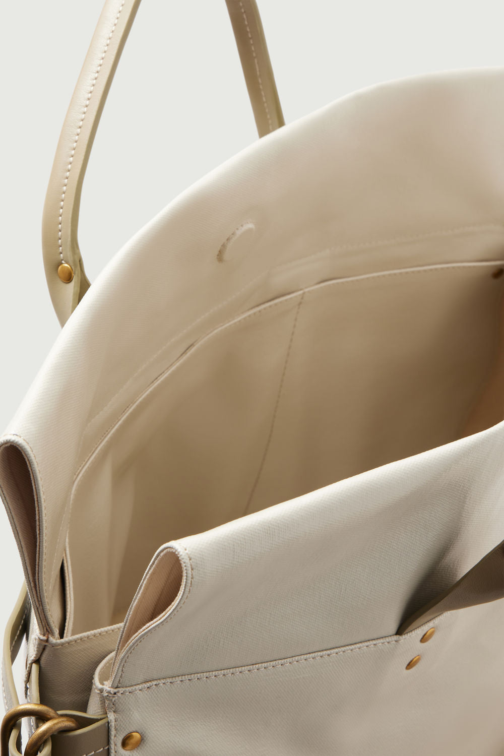 Shopper Britain - Grau/Salbei - Leder - Damen