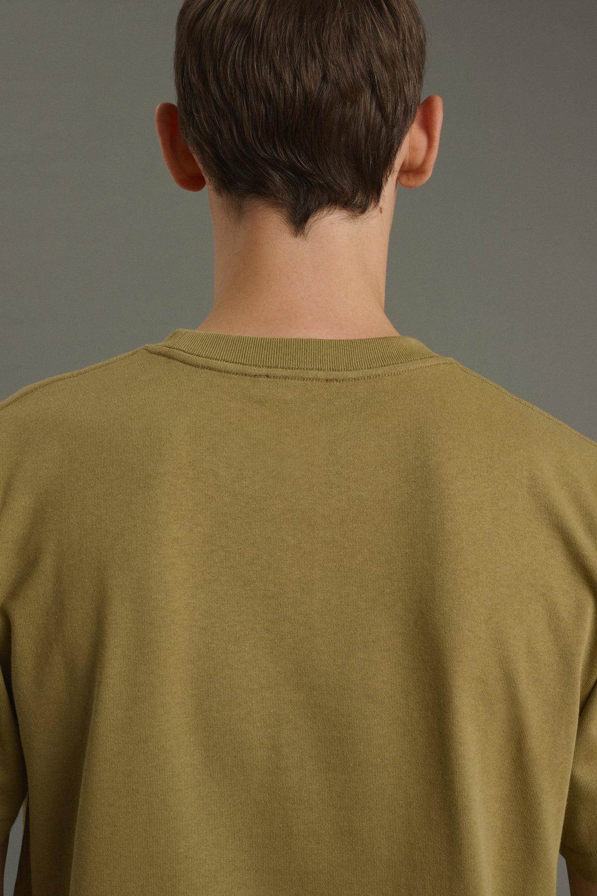 T-Shirt Owen - Helles Khaki - Baumwolle - Herren