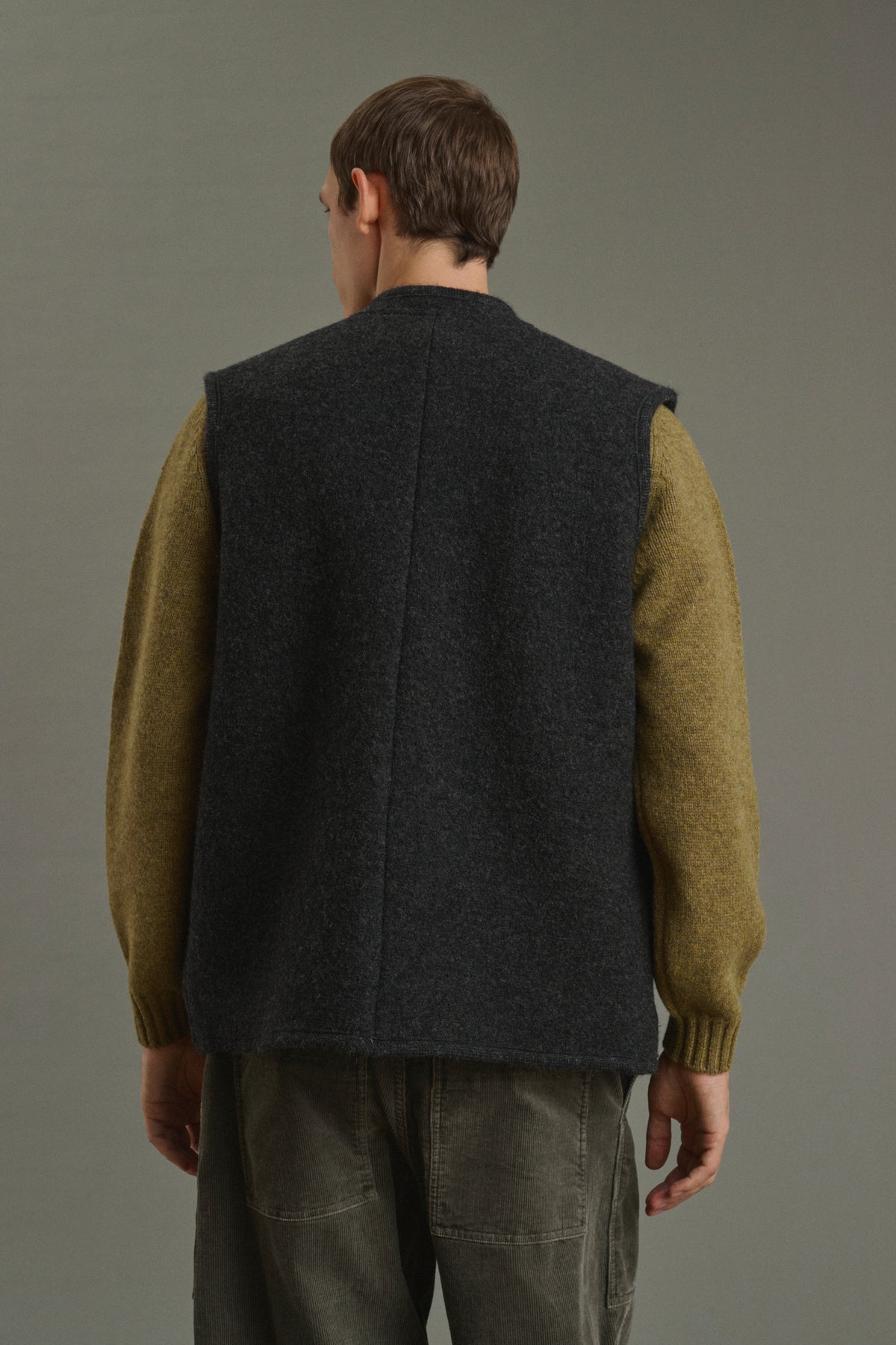 Jacke Samuel - Anthrazitgrau - Wolle - Herren