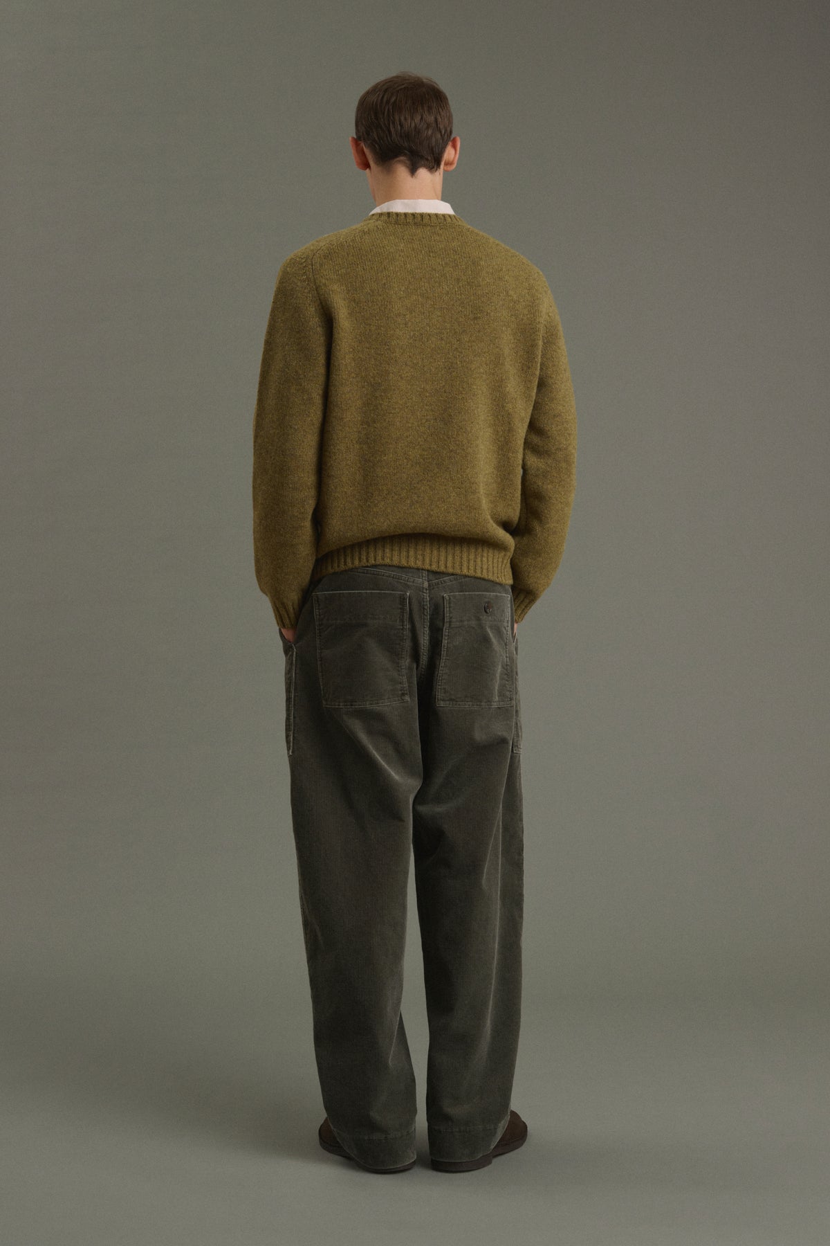 Hose Kurtis - Graugrün - Baumwolle - Herren