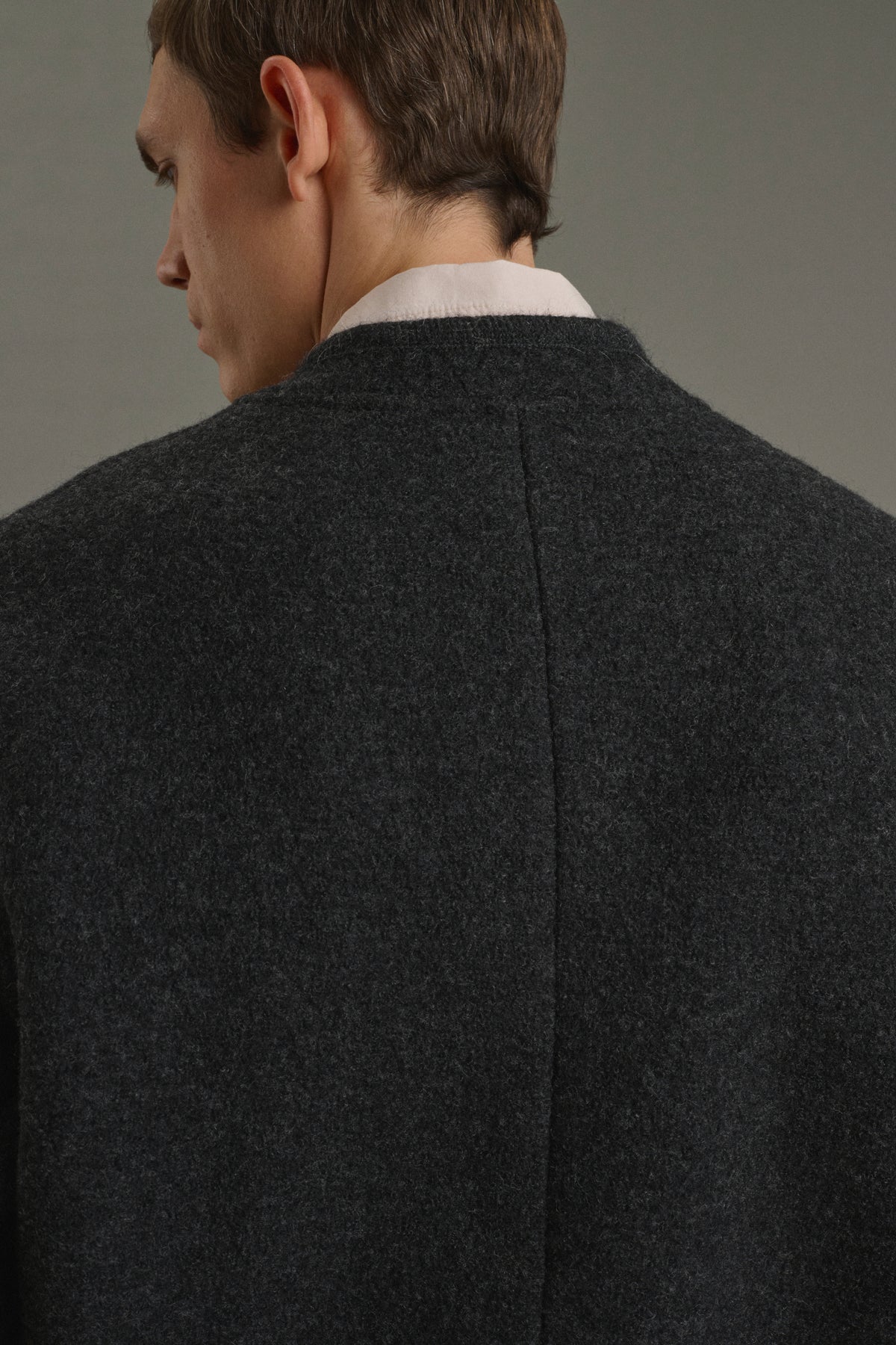 Jacke Aliocha - Anthrazitgrau - Wolle - Herren