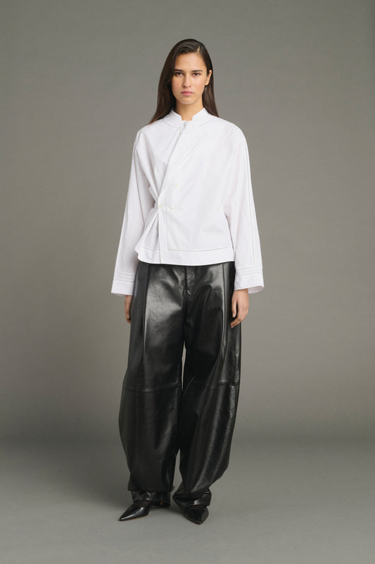 Bluse Lorraine - Weiß - Baumwolle - Damen