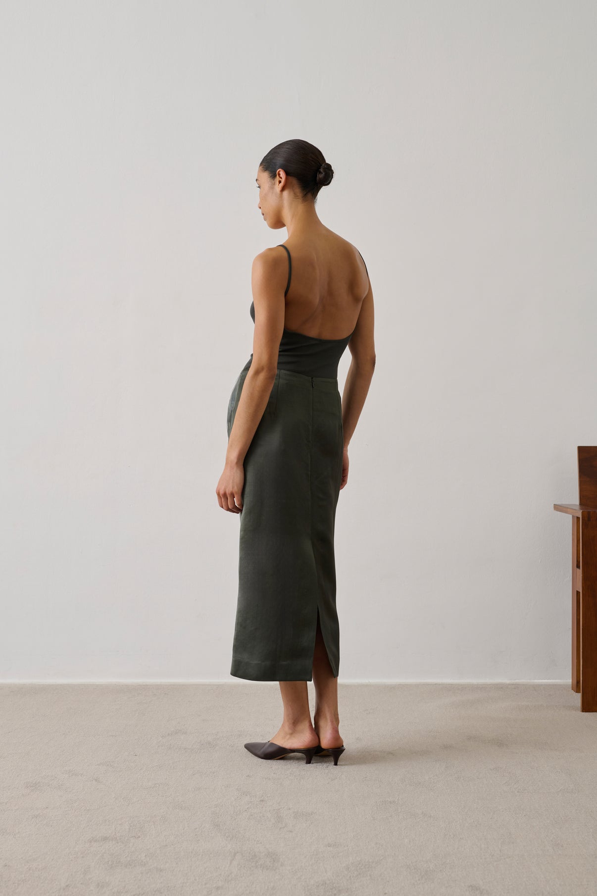 Trägershirt Ila - Graugrün - Damen vue 2