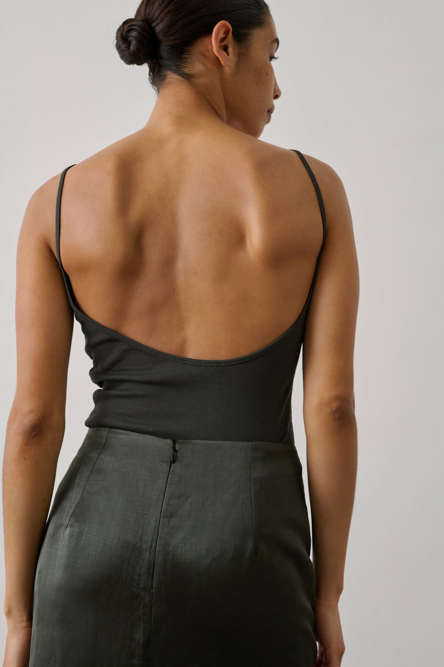 Trägershirt Ila - Graugrün - Damen