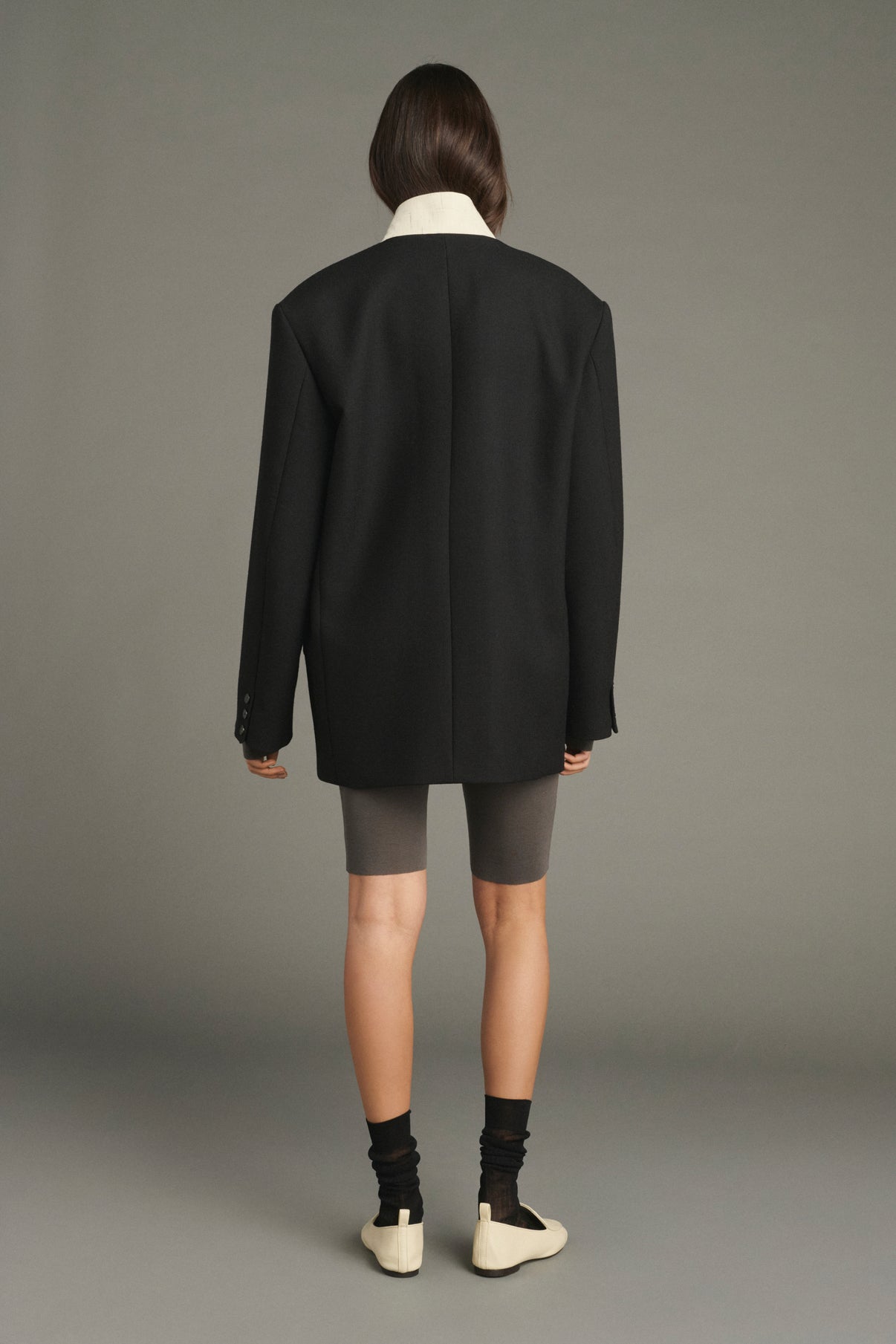 Lars coat - Black - Wool - Women vue 2