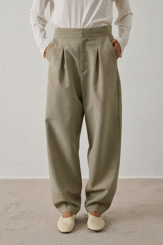 Pull Fargo - Argile - Laine mérinos - Femme