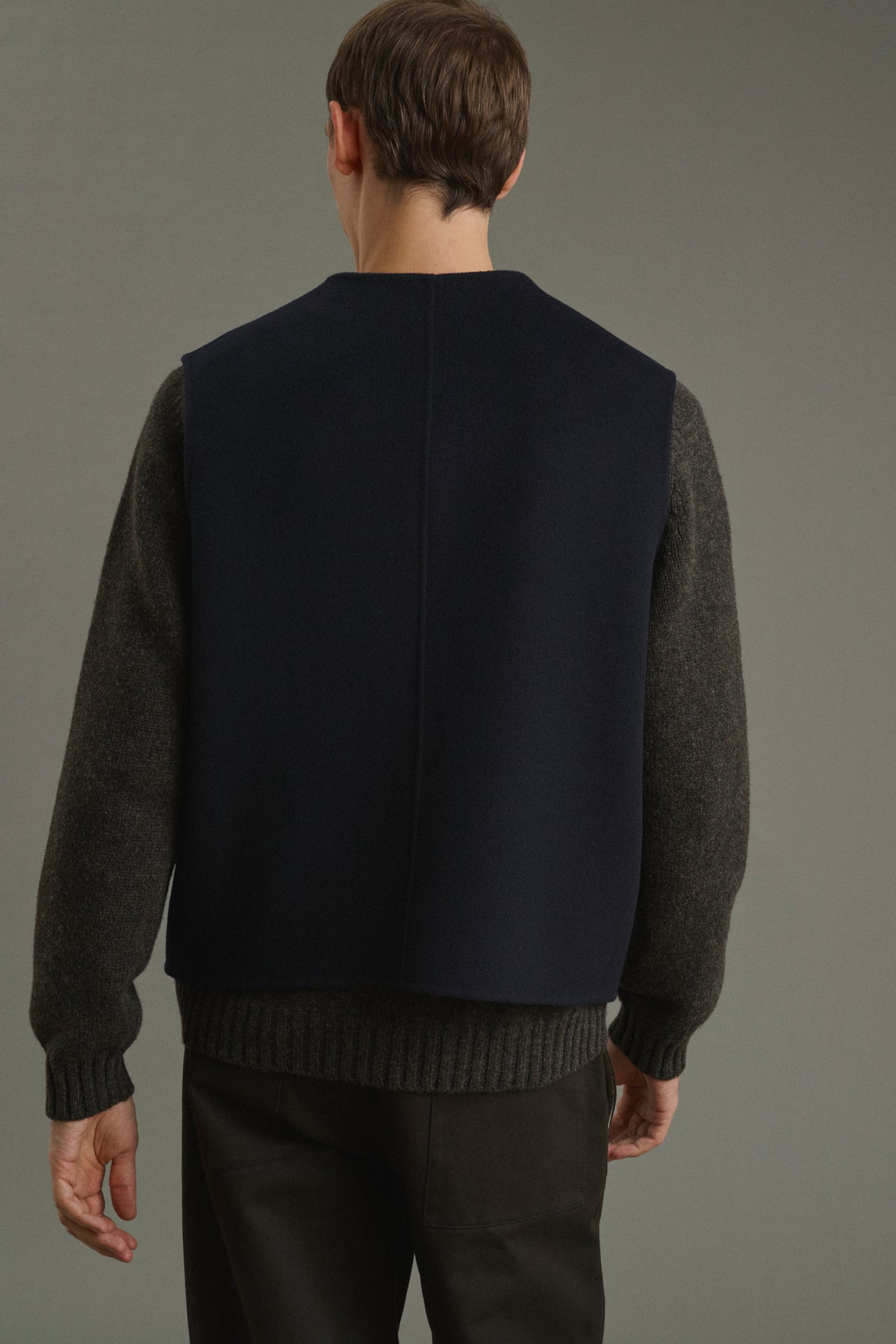 Jacke Romain - Dunkles Marineblau - Doubleface - Herren