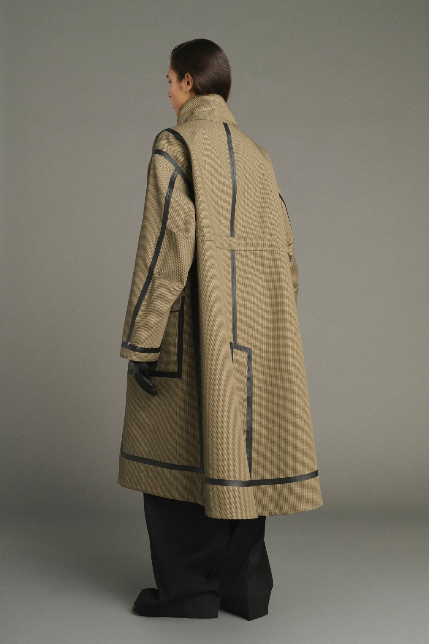 Luce coat - Black/Beige - Cotton - Women