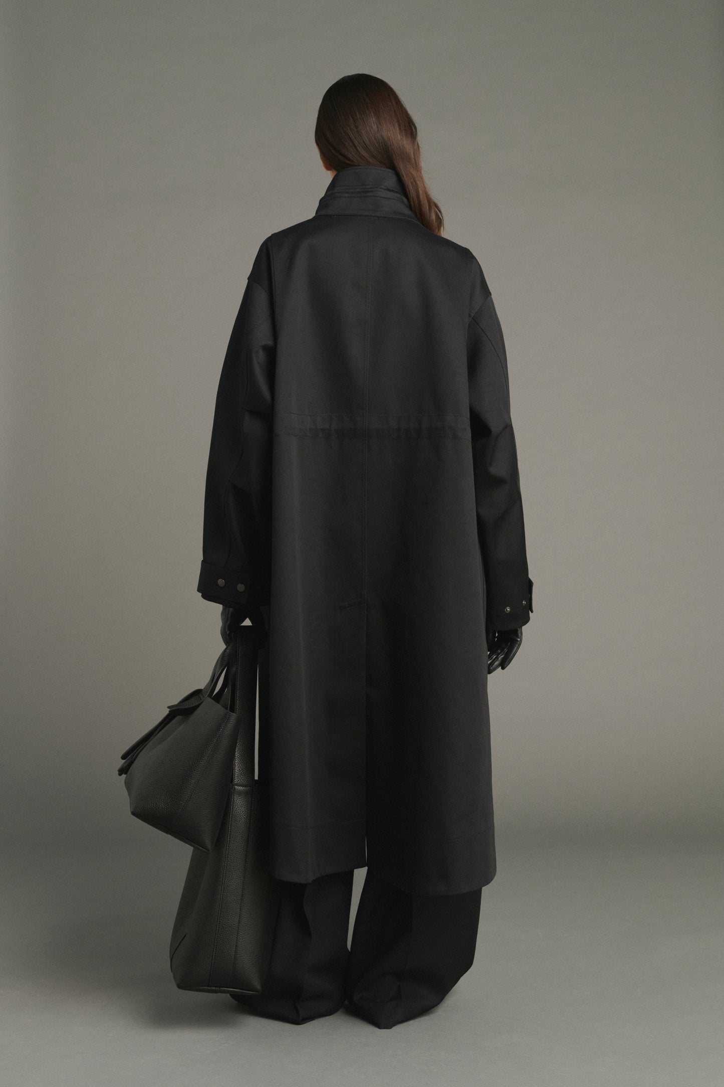 Luce coat - Black/Beige - Cotton - Women