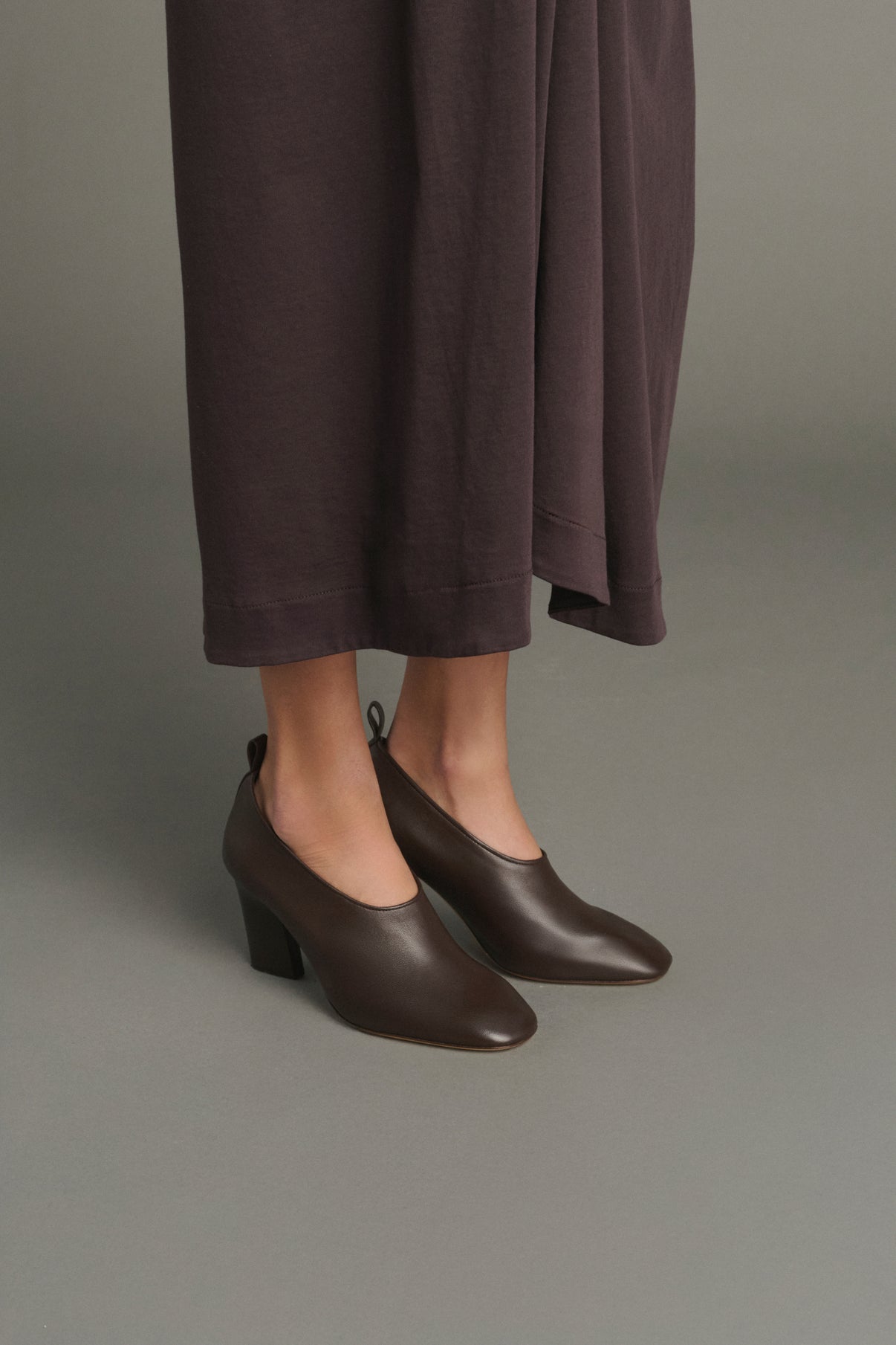 Pumps Thea - Warmes Braun - Leder - Damen vue 2