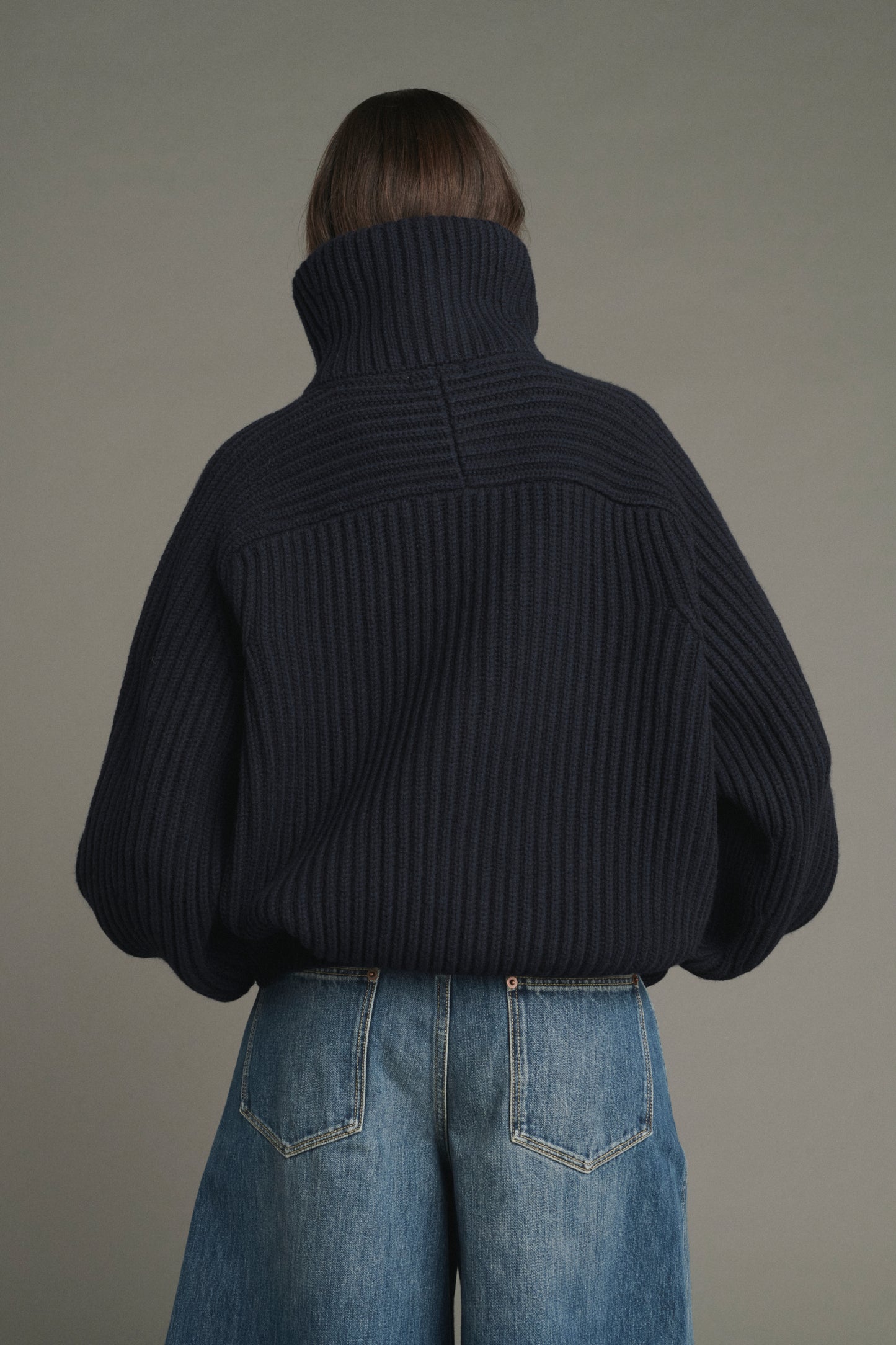 Jacke Jasper - Navy - Merinowolle - Damen