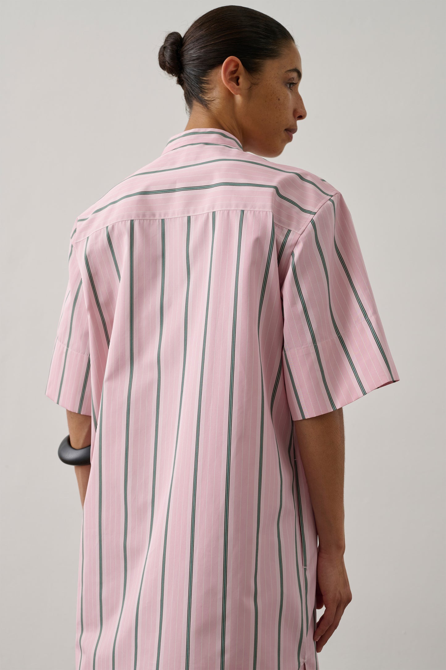 Kleid Ilya - Rose/Grau - Baumwolle - Damen
