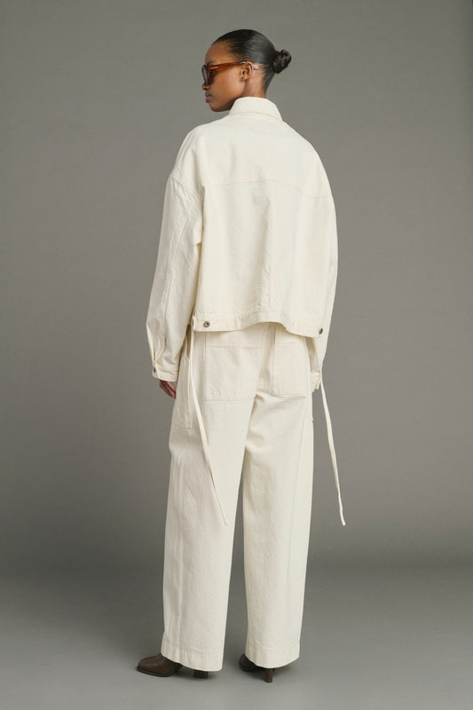 Jacke Lys - Ecru - Baumwolle - Damen