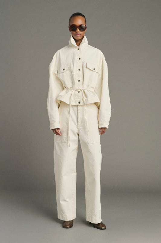 Jacke Lys - Ecru - Baumwolle - Damen