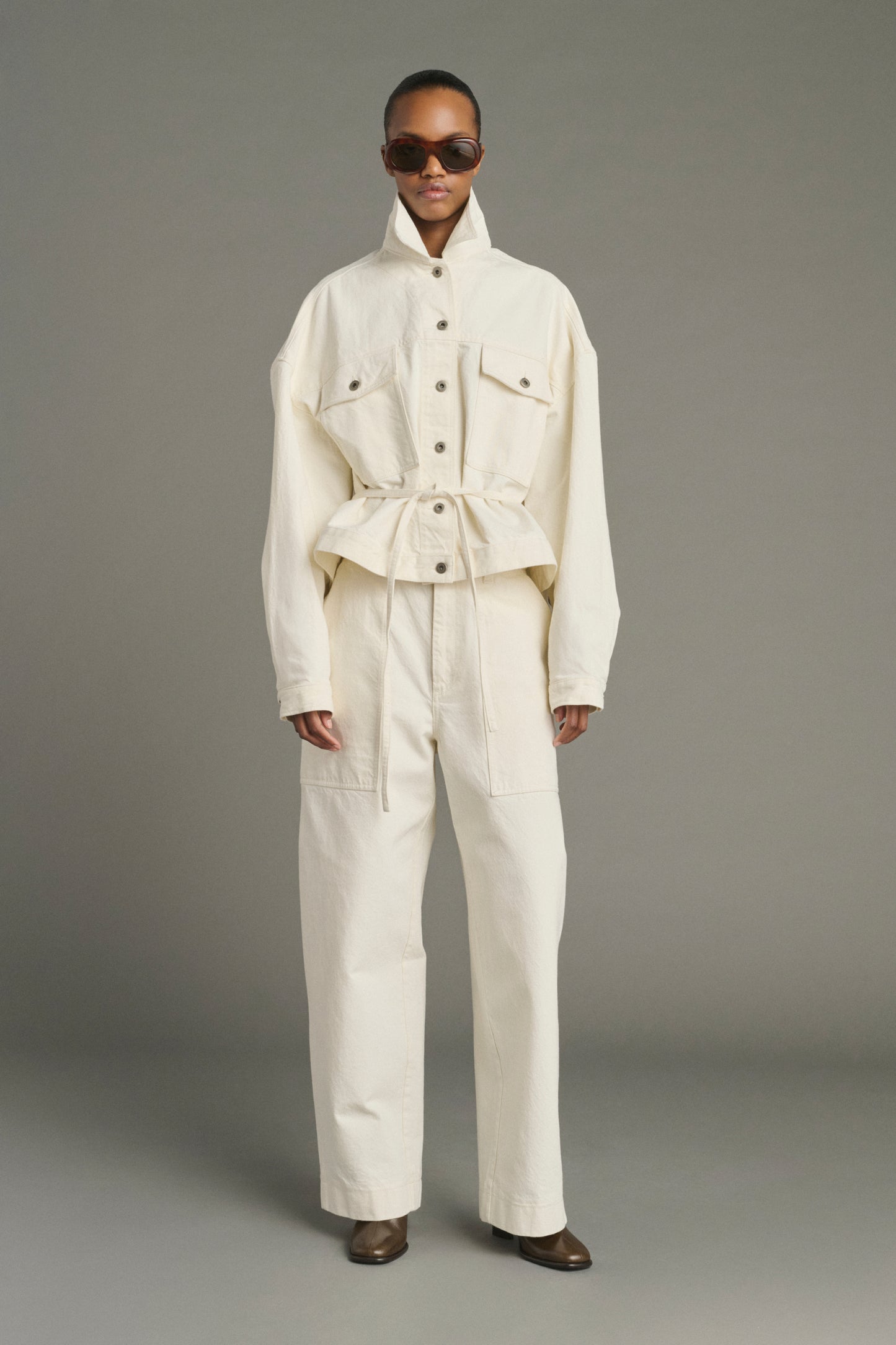 Jeans Kurt - Écru - Baumwolle - Damen
