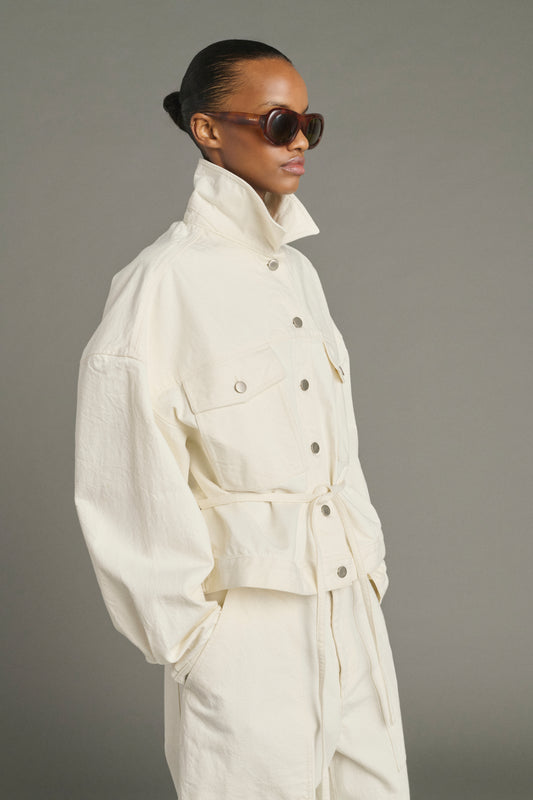 Jacke Lys - Ecru - Baumwolle - Damen
