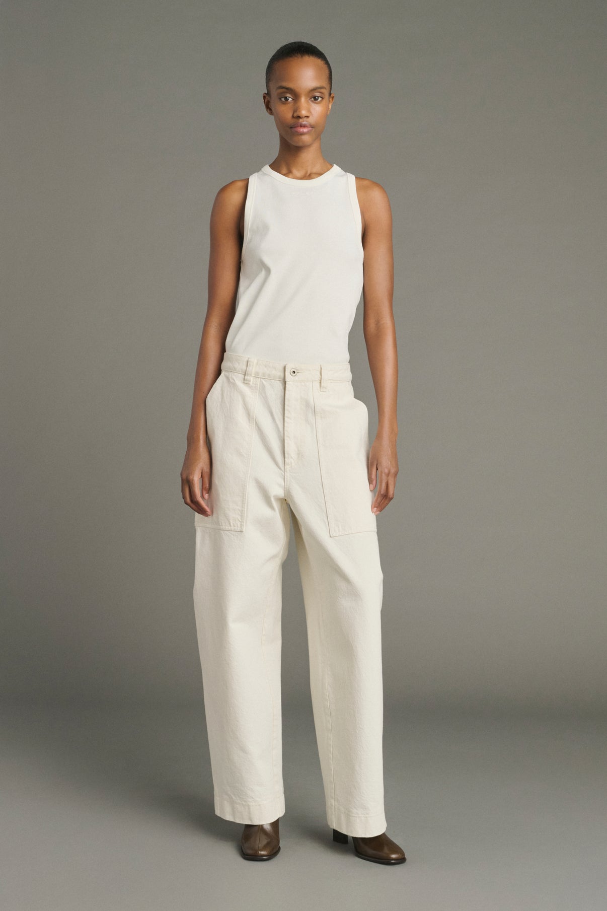 Jeans Kurt - Écru - Baumwolle - Damen vue 2