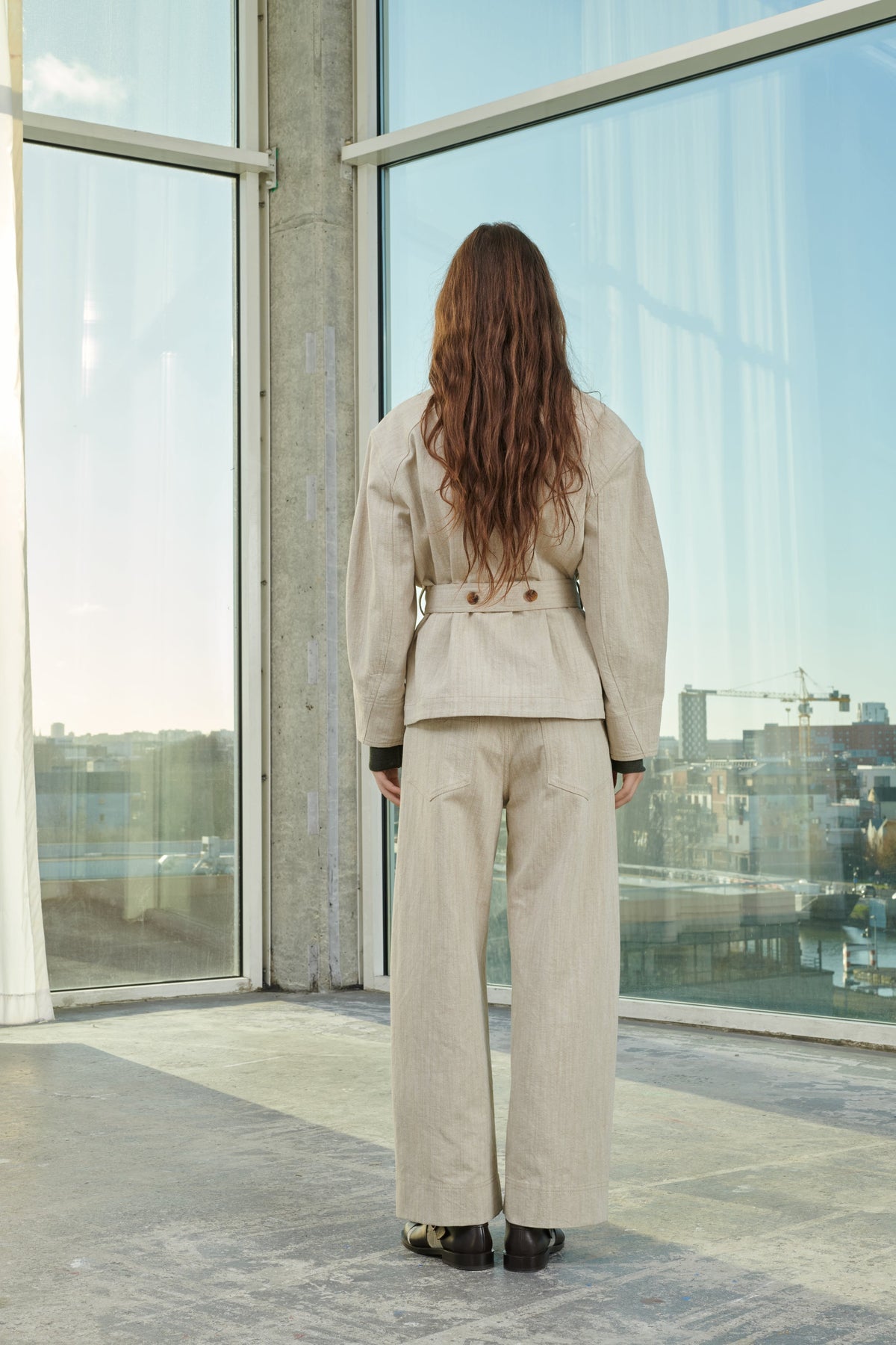 HOSE PEPINO BEIGE/ECRU