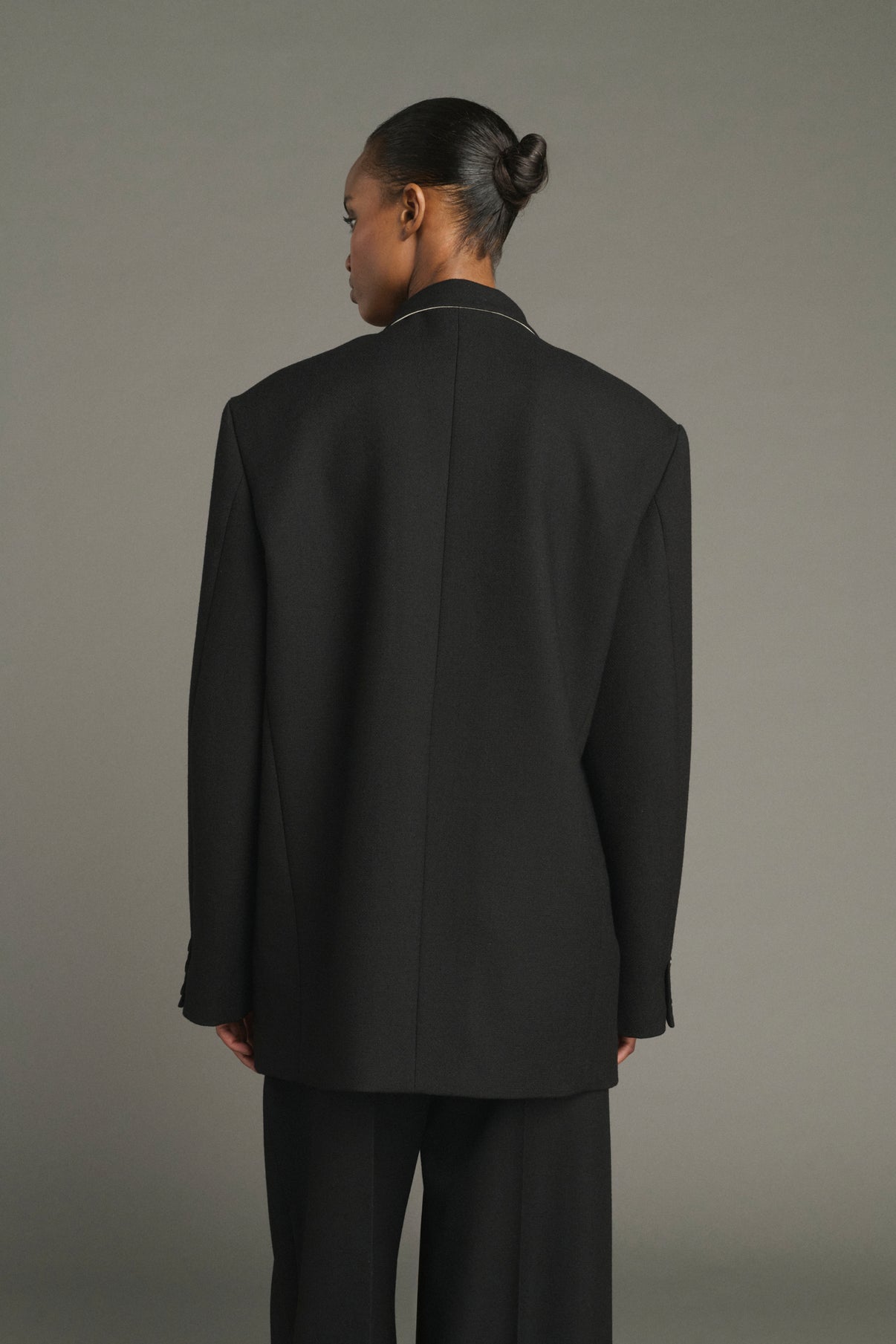 Lars coat - Black - Wool - Women vue 5