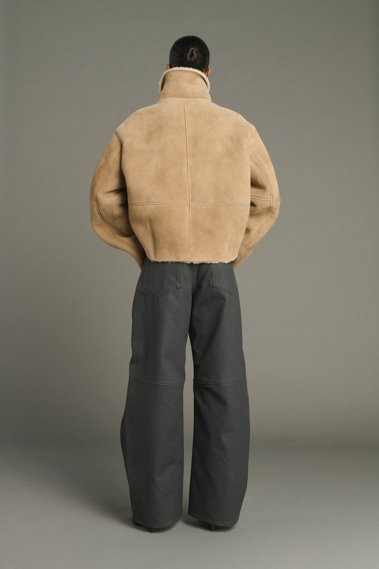 Kleber coat - Beige - Leather - Women vue 2