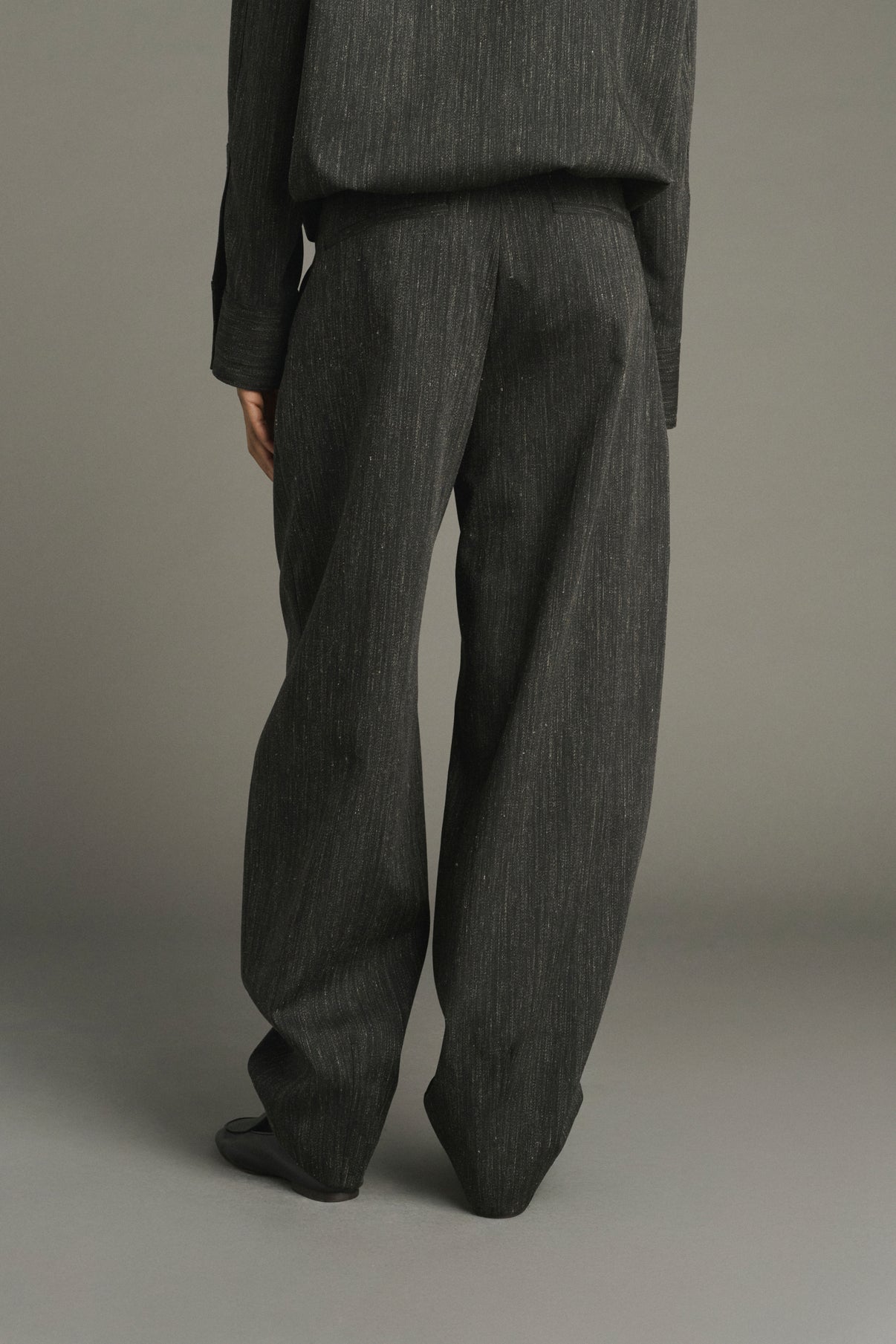 Hose Baptiste – Anthrazitgrau – Wolle – Damen vue 4