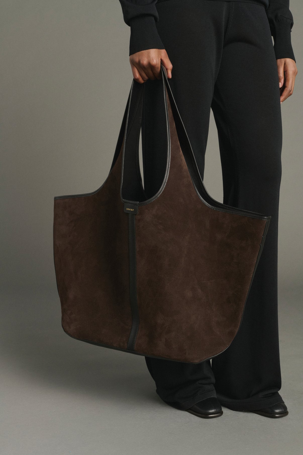 Cabas Douce – Dunkelbraun – Leder – Damen vue 2