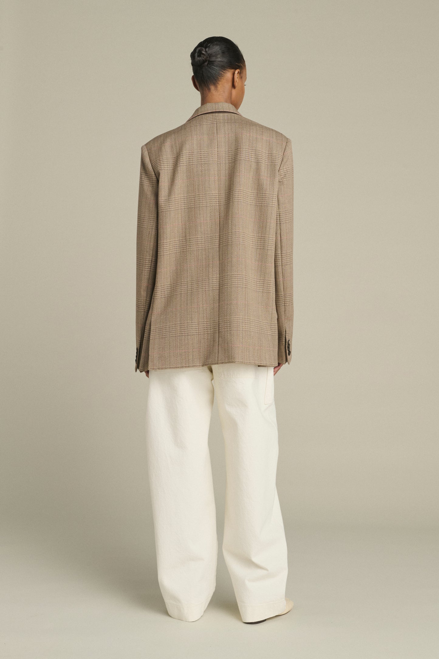Jacke Hermosa - Braun/Beige - Wolle - Damen