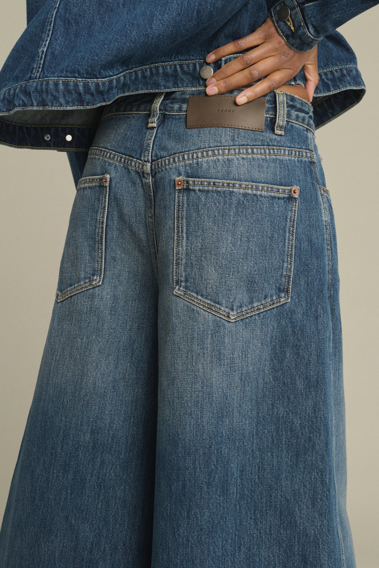 Bermuda Joyce – Denim Blau Gewaschen – Baumwolle – Damen vue 5
