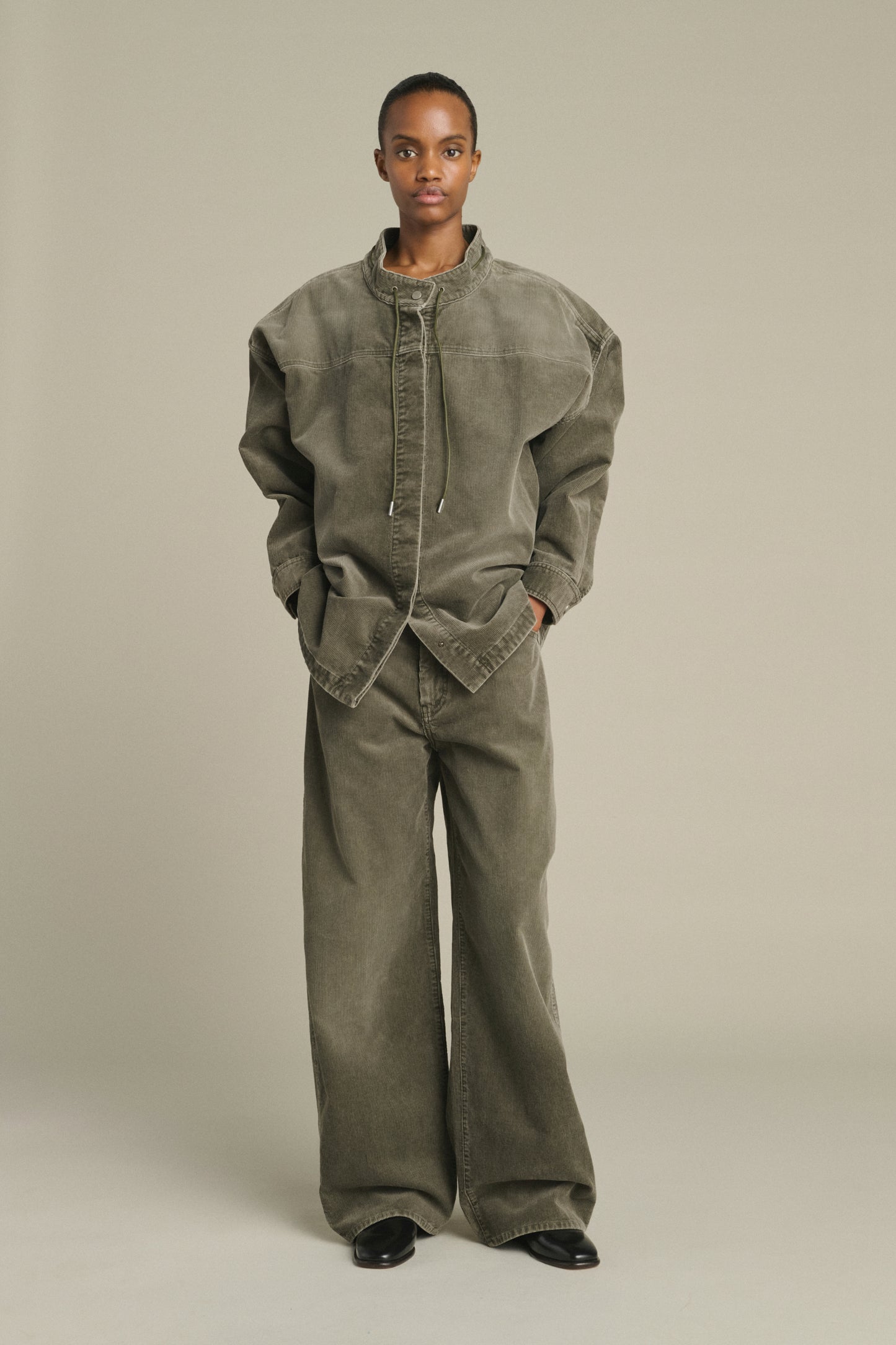 Hunter Trousers - Grey - Cotton - Women